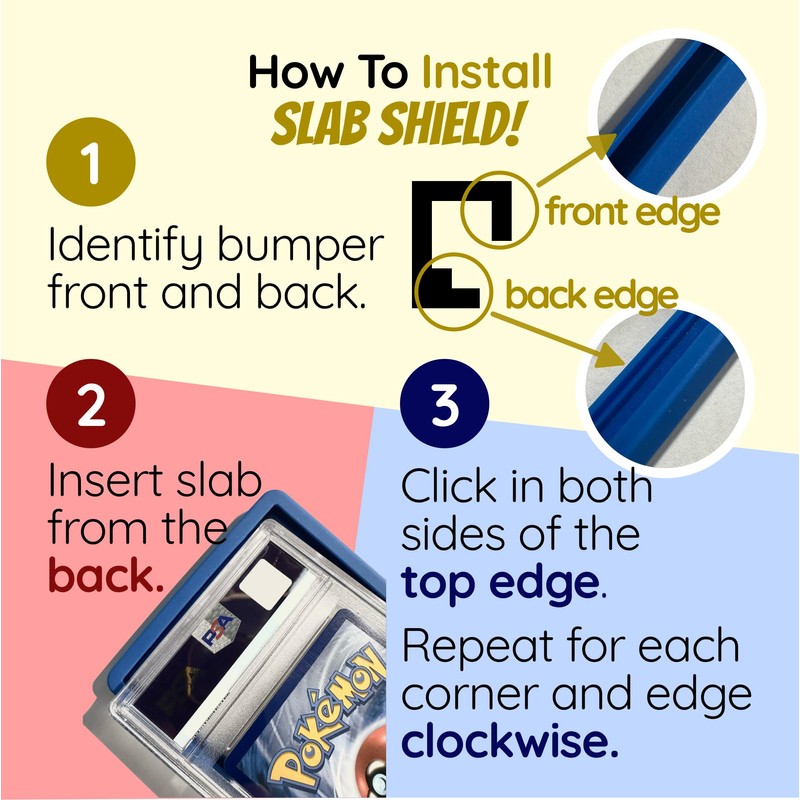 The Hobby Lair Bumper Guard for PSA Graded Cards ONLY