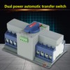 Oumefar Generator Transfer Switch 63A 4 Pole DIN-Rail 220V Automatic