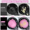 SINGARO Car Cup Holder, 4-Pack Silicone Car Coasters, Universal Non-Slip