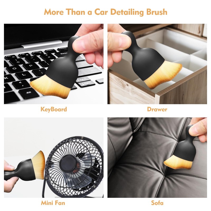 Car Interior Cleaning Brush Car Duster Interior with Ultra Soft
