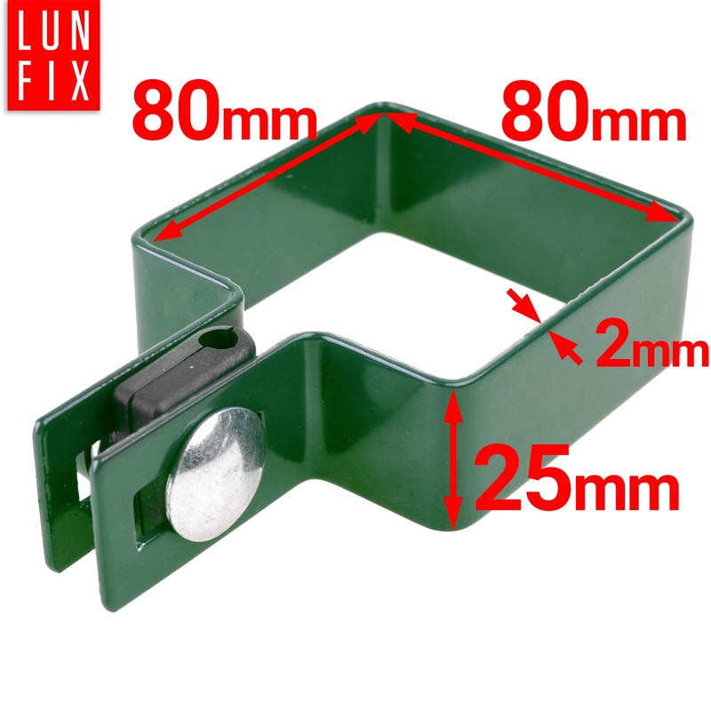 End Clamp Fence Clamp Strut Clamp Mesh Fence Post Rectangular