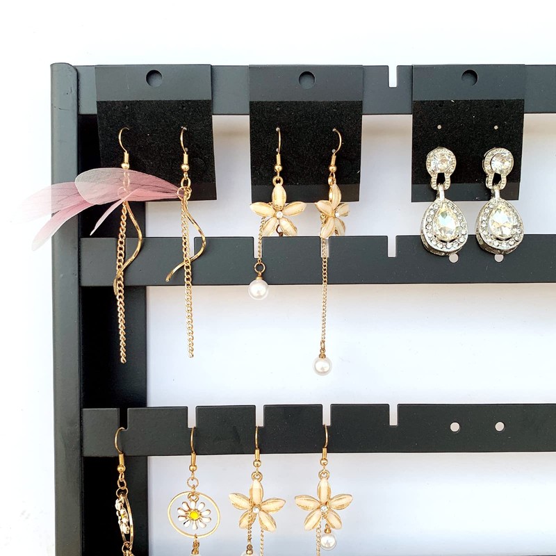 Codant Earring Holder Organizer,7 Layer Wall Mounted Ear Stud Display