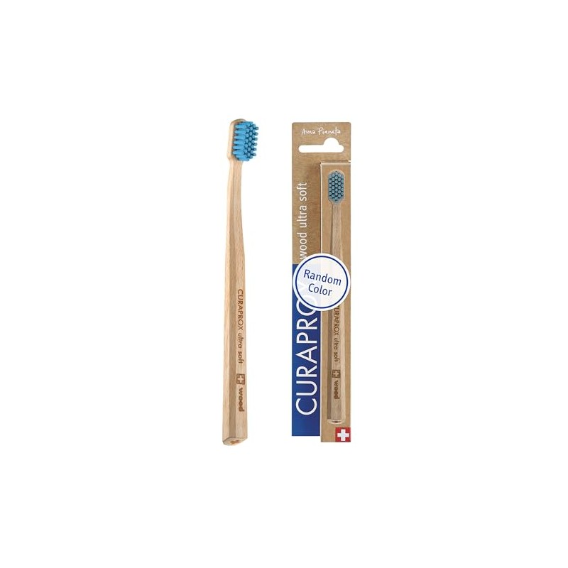 Cepillo de dientes de madera Curaprox CS: cuidado bucal ecológico