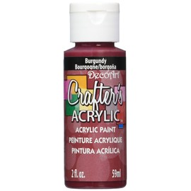 DecoArt Crafter's Acrylic Paint, 2-Ounce, Burgundy