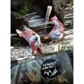 FearNot Game Calls Turkey Tube Call Super Premium 5 Color Pack of Latex Replacement Reeds 6 Orings