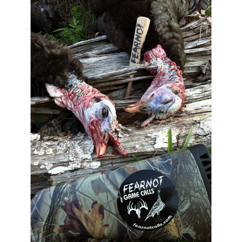 FearNot Game Calls Turkey Tube Call Super Premium 5 Color