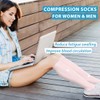 BLUEENJOY Copper Compression Socks for Women & Men (6 pairs)