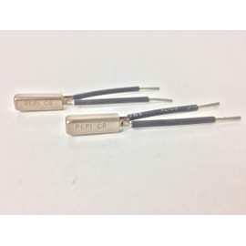 2 pcs, Pepi 140F 140 Degrees Fahrenheit Thermal Breaker, Cutoff Automatic Resettable Fuse, NO Normally Open, Closes on Rise, 60C 60 Celsius, Temp Temperature Switch, 39F+060F