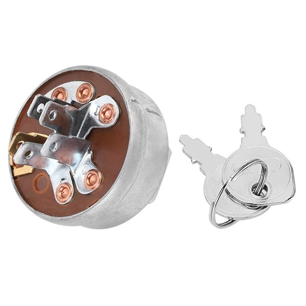 Lawn Tractor Ignition Switch,Starter Switch Metal Lawn Mower Ignition Switch