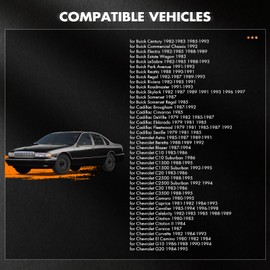 Oxygen O2 Sensor Replacement for Buick for Century 1982-1983 1985-1993 for Buick for Commercial Chassis 1992 AZHZ upstream Heated Oxygen Sensor Replace 234-1001