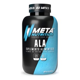 Ala Meta Nutrition Alpha Lipoico cido Alfa Lipico 120 Caps Sin Sabor                                                                                  