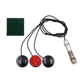 Alnicov Guitar Pickup Piezo Transducer with 3 Sensors 1/4" Musical Instrument Accessories for Ukulele Violin Guitar