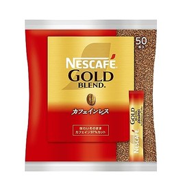 Nestle Commercial Stick Coffee Nescafe Gold Blend, Caffeine-less, 0.07 oz (2 g) x 50 P