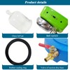 JIAWANSHUN Glass Vacuum Bell Jar with Base Vaccum Demonstration Kit