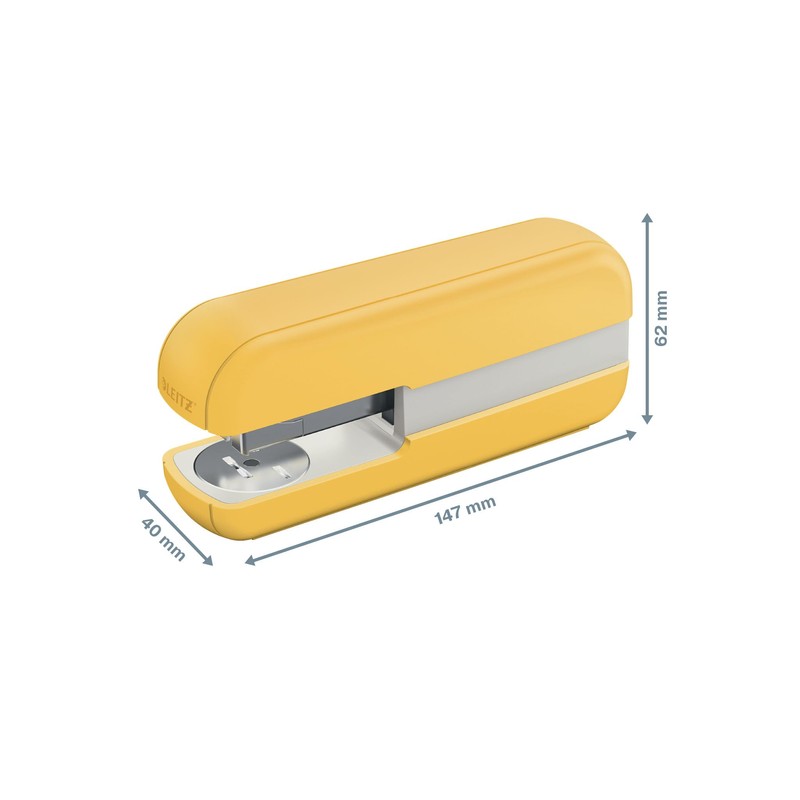 Leitz Stapler, 30 Sheet Capacity, Cosy Range, Warm Yellow, 55670019