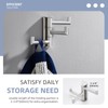 Angle Simple Swivel Towel Hook 3 Arms, SUS304 Stainless Steel
