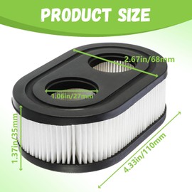 EPLZON Air Filter, Lawn Mower Filter Replacement for Briggs & Stratton Engines 550E 550EX Eco-Plus 575EX Series with Replaces 798339 798452 593260 093000er 09P0000er Engine 4247 5432 5432K (Pack of 3)