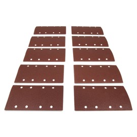 WEN 6313SP240 Electric 1/3 Sheet Sander 240-Grit Hook & Loop Sandpaper (10 Pack)