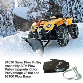 AJDHDGA 81630 Snow Plow Pulley Assembly ATV Plow Pulley Kit for ProVantage 78100 and 92100 Plow Base