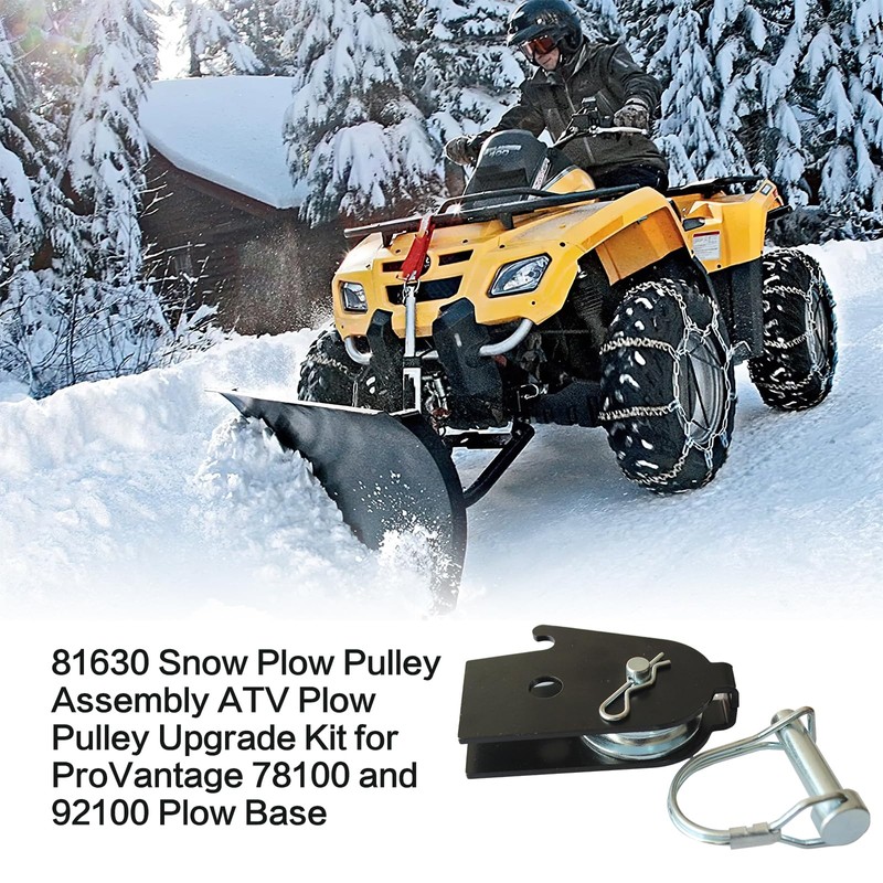AJDHDGA 81630 Snow Plow Pulley Assembly ATV Plow Pulley Kit