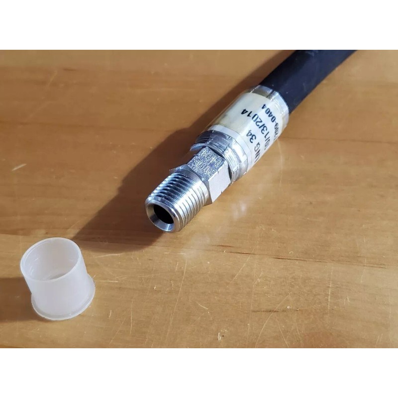 Terramite T5B T5C Hydraulic Hose 1/4" x 34" Long #