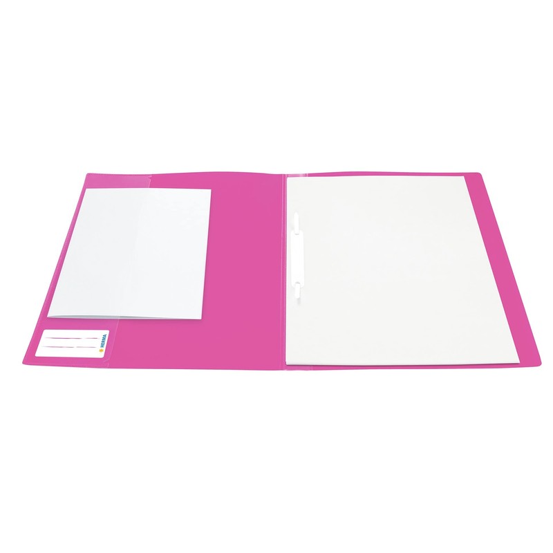 HERMA 19491 File Folder A4 Translucent Pink Pack of 3
