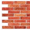 Dundee Deco Red Faux Brick PVC 3D Wall Panel, 3.2