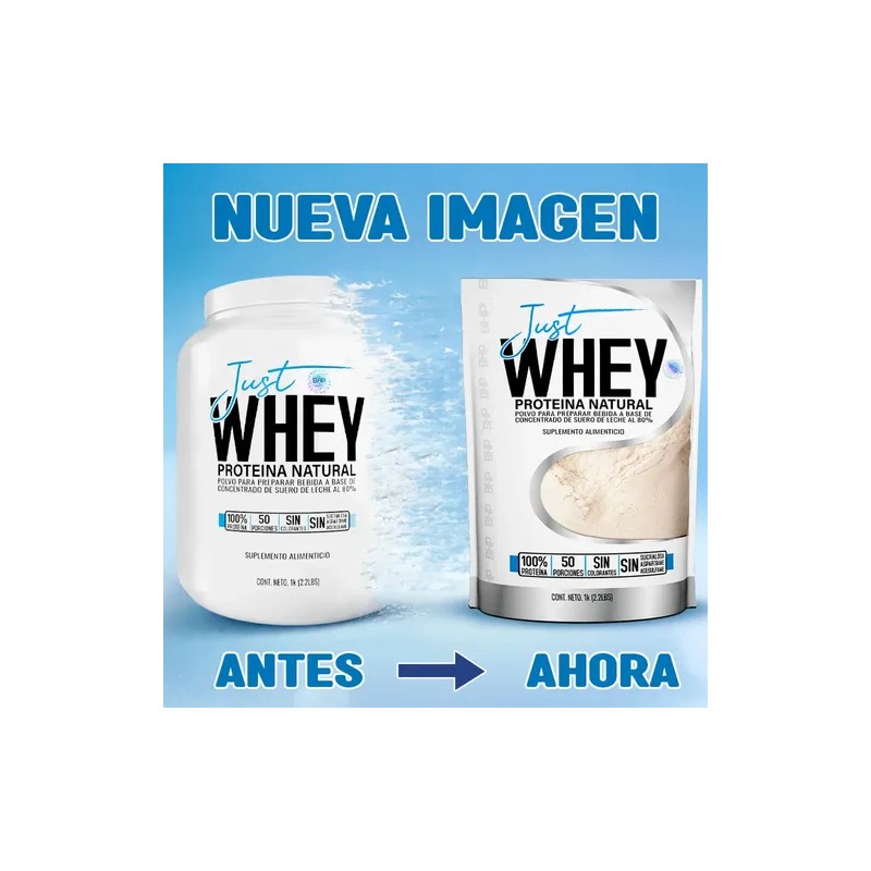 Bhp Natural Whey Protein 1k 50 Serv Alta Pureza Sin