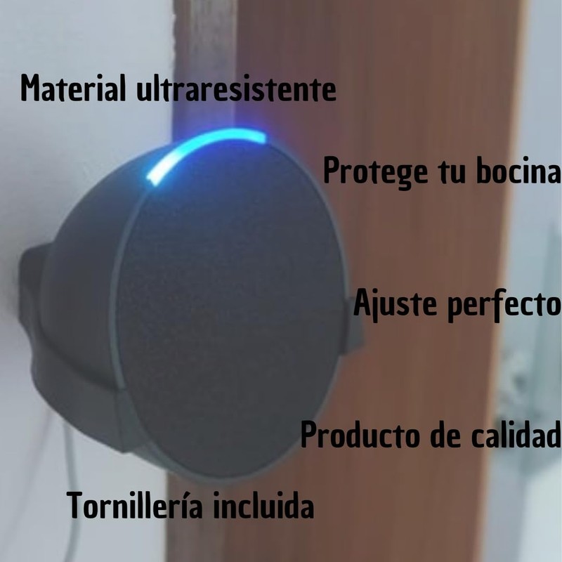 Genérico Base Pared Alexa Echo Pop Soporte Bocina Inteligente