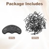 sourcing map 30pcs Heel Plates Heel Taps Rubber Repair Pad