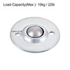 sourcing map Ball Transfer Bearing Unit 16mm 22Lbs Carbon Steel