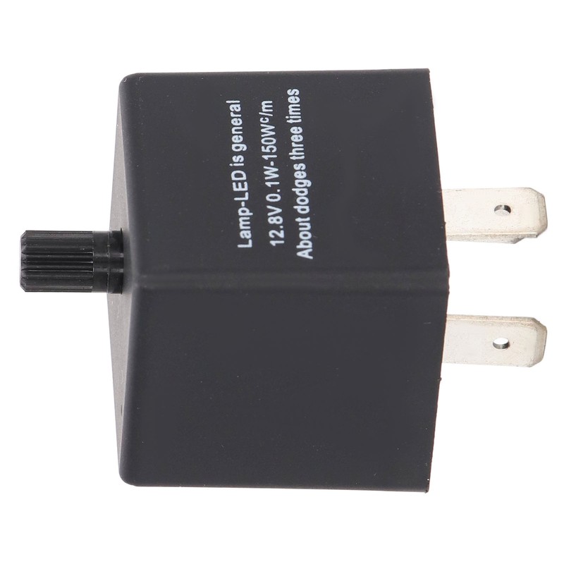 LED Flasher Relay Adjustable Frequency 3 Pin ABS Waterproof Module