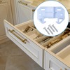 AceOrbit 10 Pack White Drawer Guides for Old Drawers Plastic