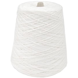 Lily Sugar'n Cream Yarn: Cone, White