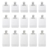 15 Pack Clear Plastic Dispenser Bottles Portable Refillable Cosmetic Bag