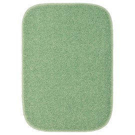 Garland Rug 17"x24" Gramercy Plush Polypropylene Washable Rectangle Bath Rug, Deep Fern