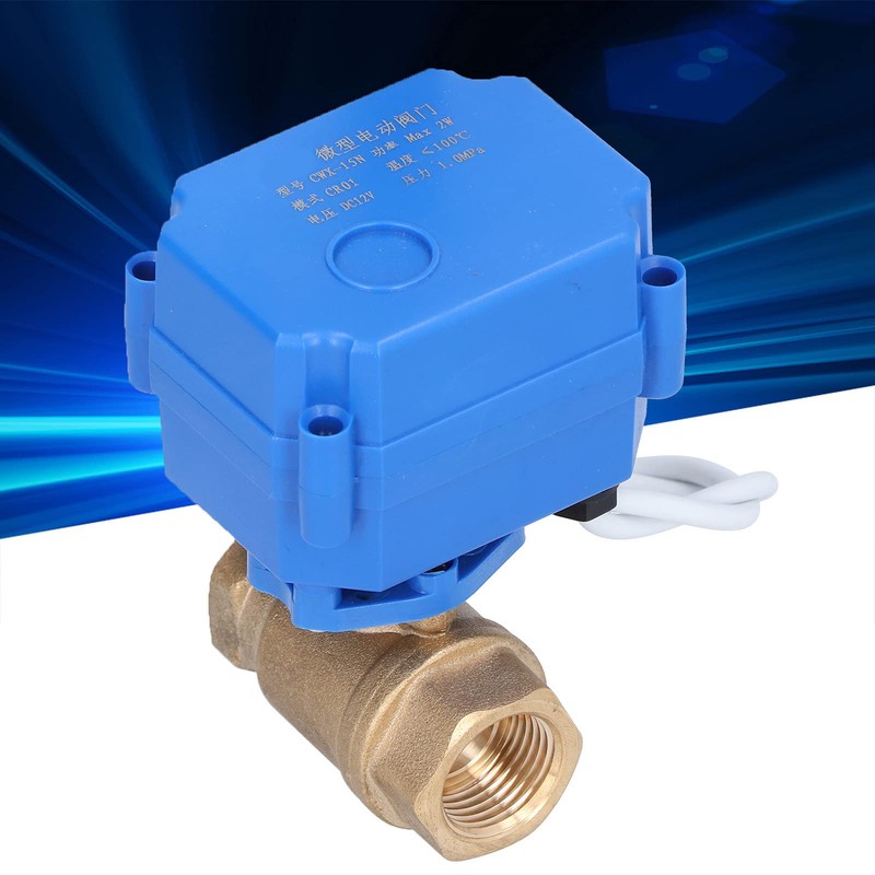 Shanrya Electric Ball Valve, CWX-15N-CR01-DC12V-DN15, Stainless Steel, Brass, Bronze, Motorized