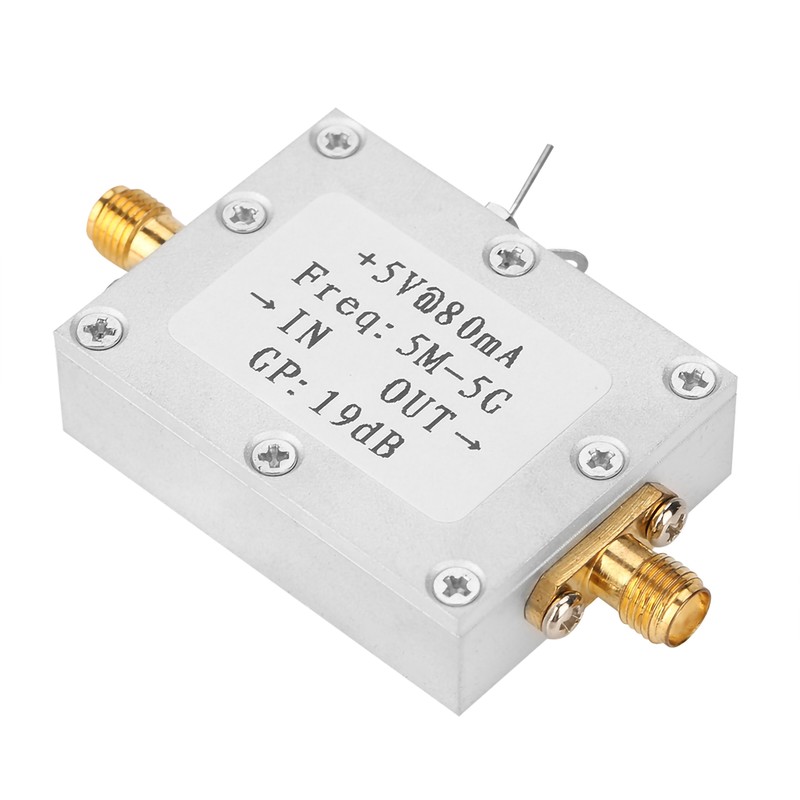 5M-5GHz Wideband RF Signal Amplifier Gain 19dB@2G Broadband Amplification