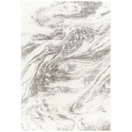 Artistic Weavers Cloudy Abstract Shag Rug,7'10" x 10',Light Grey