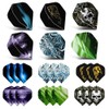 Chyaya Darts,18 Pcs Dart Flights Standard Shape Dartset Feather Replacement