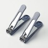 Clippin' Large No-Splash Nail Clippers 2-Piece Set (Deep Blue)