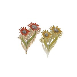 Leadigol Hair Clips Claw for Women,Women Large Shark Clip Temperament Trendy Hair Clip Alloy Girl Headdress Rhinestone Hair Grip Clip