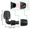Hydrogarden Micro Drip System L-piece 1/2"(13mm) Pipe Connector for Changing