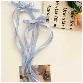 MISS MUMU Hair Accessories, Hair Clip, Ribbon Clip, Ribbon, Set of 2, Hair Ornament, Ribbon Pin, Hair Arrangement, Barrette, Bulk Hair Pin, Women's, Weddings, Parties, Cute, Popular, Korean Style