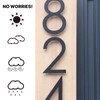 12 Inch Address Numbers For House, Floating House Numbers,Modern Large