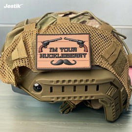 I'm Your Huckleberry Military Tactical Morale Patch - Funny Tactical Patches, PVC Rubber Hook & Loop Fastener, Patches for Backpacks, Military Uniforms, Jeans, Jackets, Vests, Hats & More