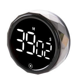 AIXXCUVQ Productivity Timer Clear LED Display Adjustable Alarm Sound is Quick Browsing in Any Situation. ABS Pomodoro Timer