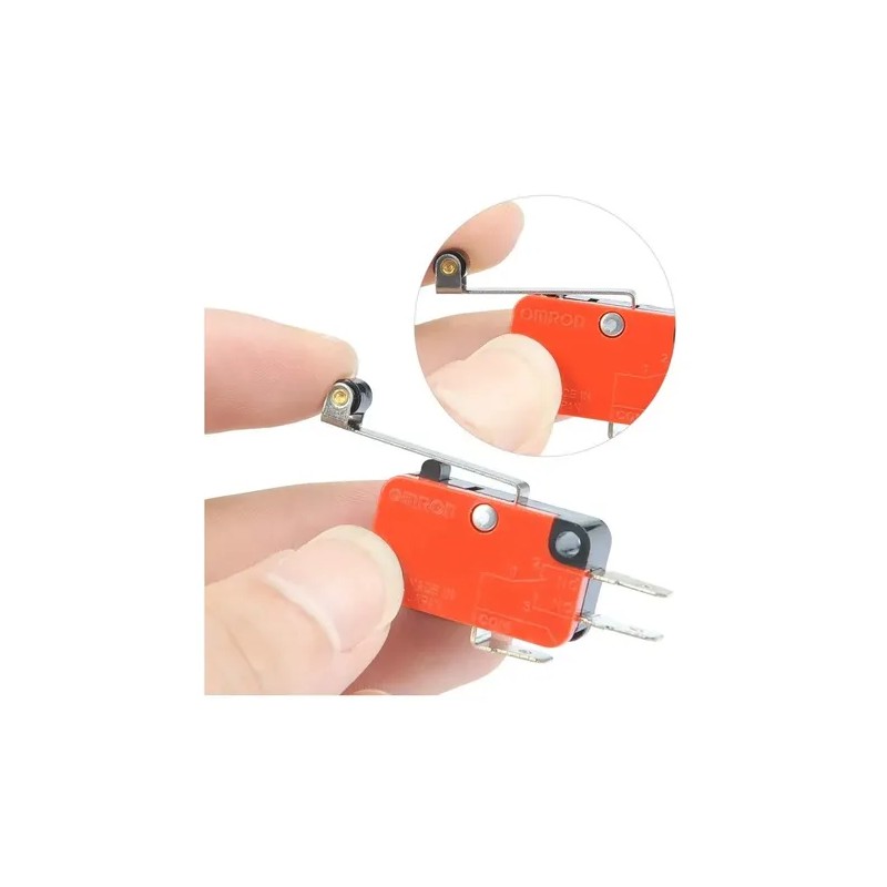 Micro Limit Switch Final Carrera Interruptor Palanca Rodaja V-156-1c25