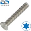 D2D Pack of 4 Countersunk Screws Size M8 x 25