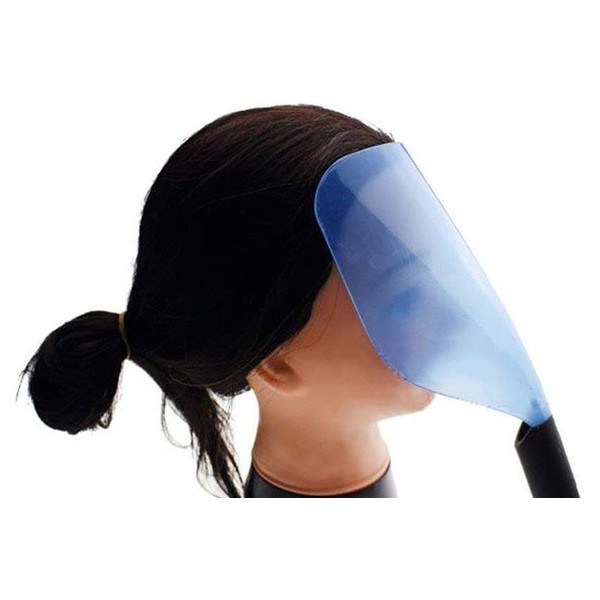 1PCS Professional Plastic Salon Hairdresser Styling Mask Tools Salon Face Shield Haircut Cover Cosmetic Hair Face Shield for Hair Cutting Coloring Color Random